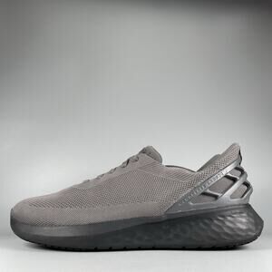 Kizik Athens Men’s 13 Wide Gray Black Hands Free Athletic Comfort Shoes Sneakers